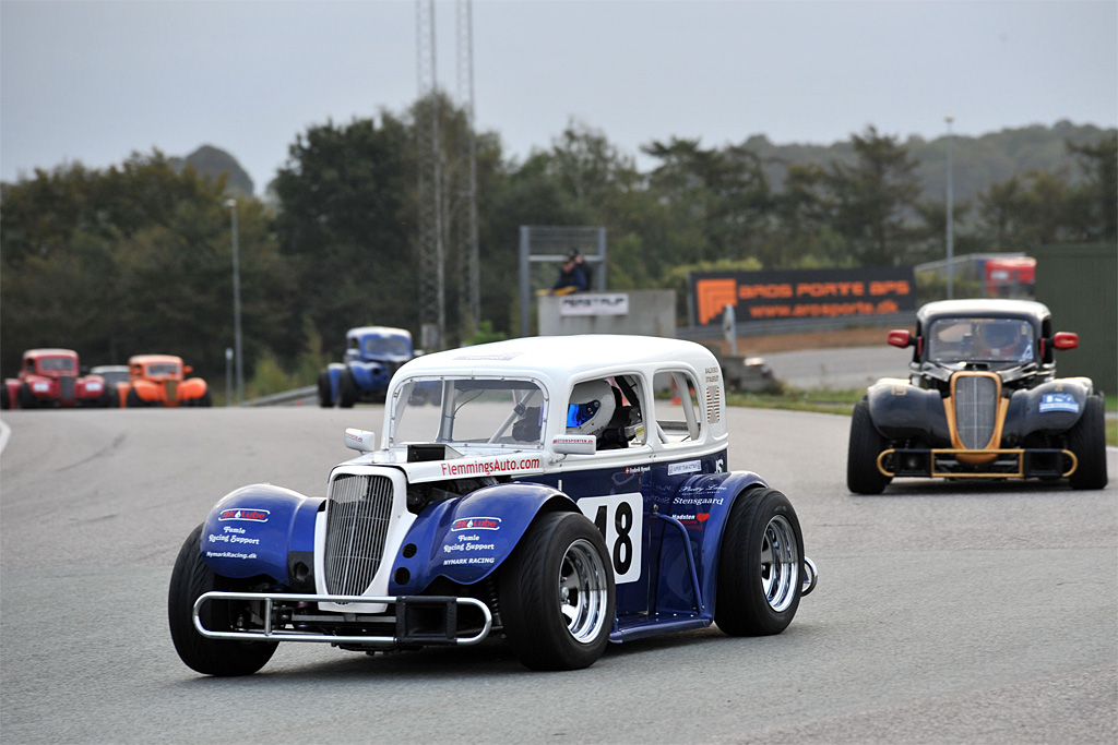 Med to sejre på Ring Djursland blev 17-årige Frederik Nymark næstmest vindende kører i OK Legend Car Cuppen
(Foto: Morten Alstrup)